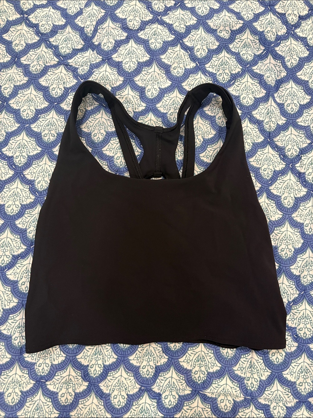 lululemon athletica Black Racerback Sports Bra